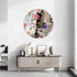 Berries and Flowers Printed Mirror Acrylic Circles