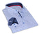 Jordan Button-Up Shirt With Contrast Details // Navy Stripe // Contemporary Fit (Regular)