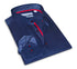 Anthony Button-Up Shirt With Contrast Details // Navy // Contemporary Fit (Regular)