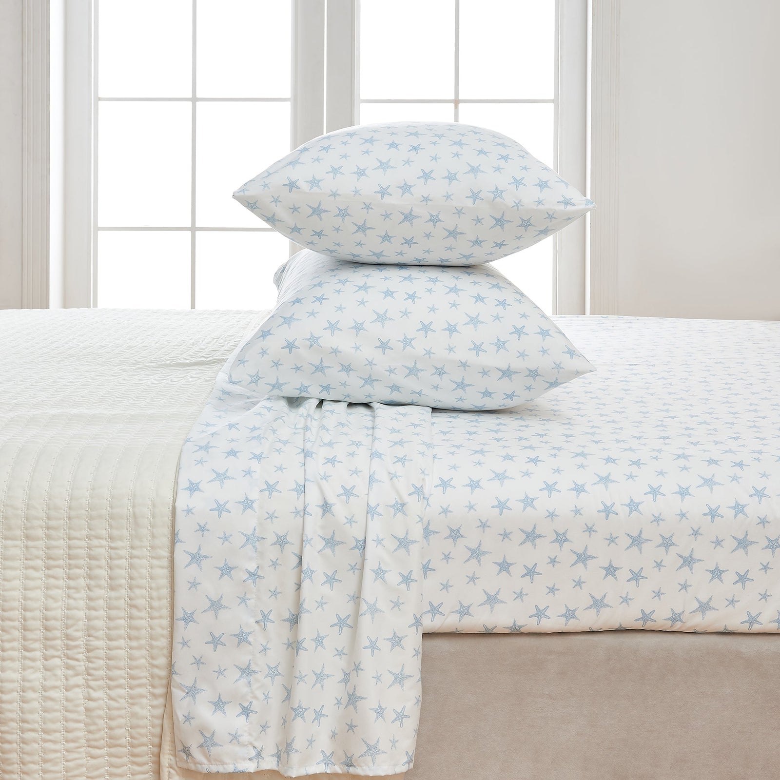 4-Piece Coastal Microfiber Sheet - Newport Collection