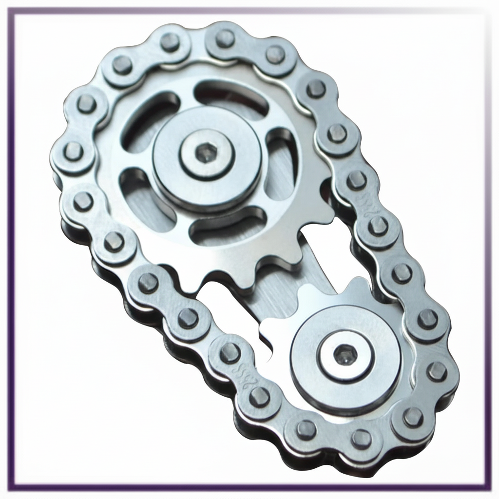 Bike Chain Gear Spinner Anti Stress Gadget