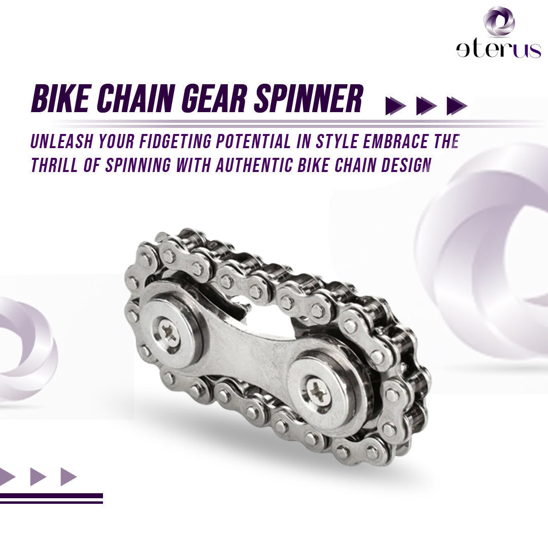 Bike Chain Gear Spinner Anti Stress Gadget