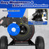 3inch 224cc 7.5hp Gas Powered Wood Chipper with Tow Hitch