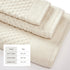 Cotton Diamond Waffle Weave Bath Towel Set - Grayson Collection