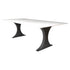Modern Metal Dining Table Legs for Heavy Table Tops Matte Black