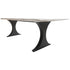 Modern Metal Dining Table Legs for Heavy Table Tops Matte Black
