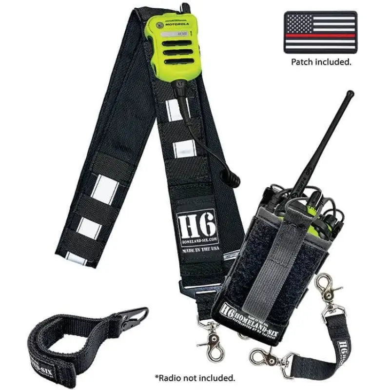 H6 Frontline Radio Strap Kit W/ 3m Silver Reflective