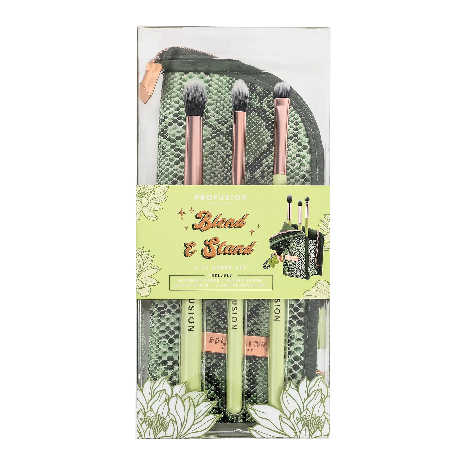 Desert Sage | Blend & Stand 4pc Bag & Brush Set