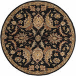 Blomkest Black&Yellow Traditional Wool Carpet