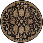 Blomkest Black&Yellow Traditional Wool Carpet