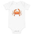 Crab Baby short sleeve one piece
