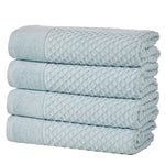 Cotton Diamond Waffle Weave Bath Towel Set - Grayson Collection