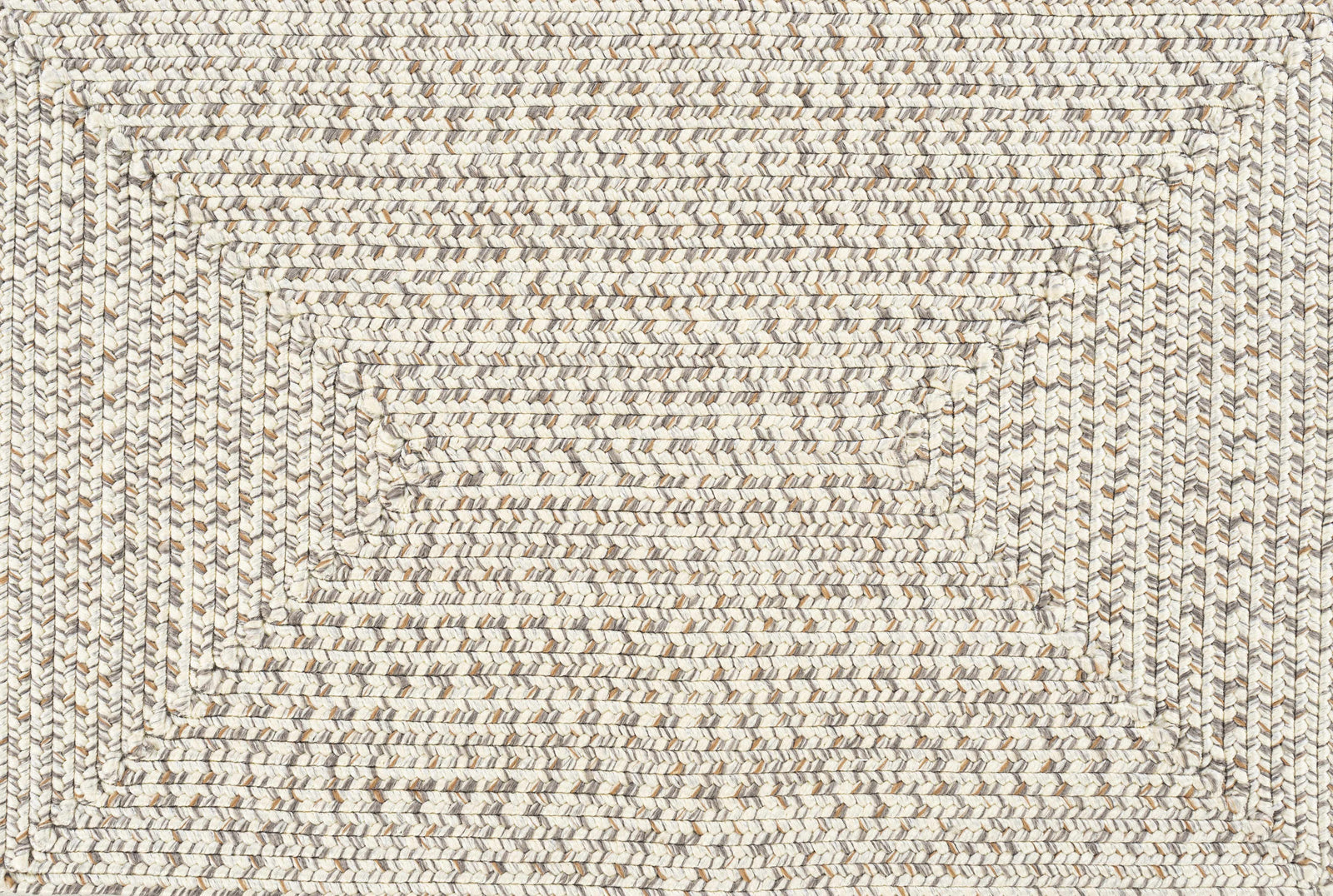 Beige Braided Faux Jute Rug