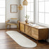 Beige Braided Faux Jute Rug