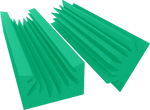 Broadband Acoustic Foam Absorbers