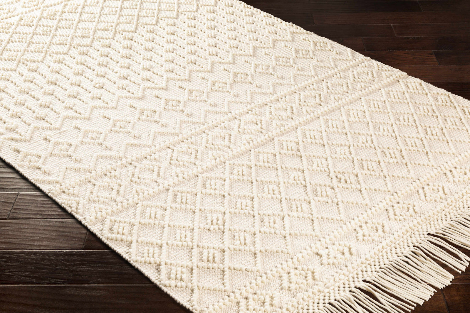 Brothers Beige Wool&Cotton Rug - Clearance