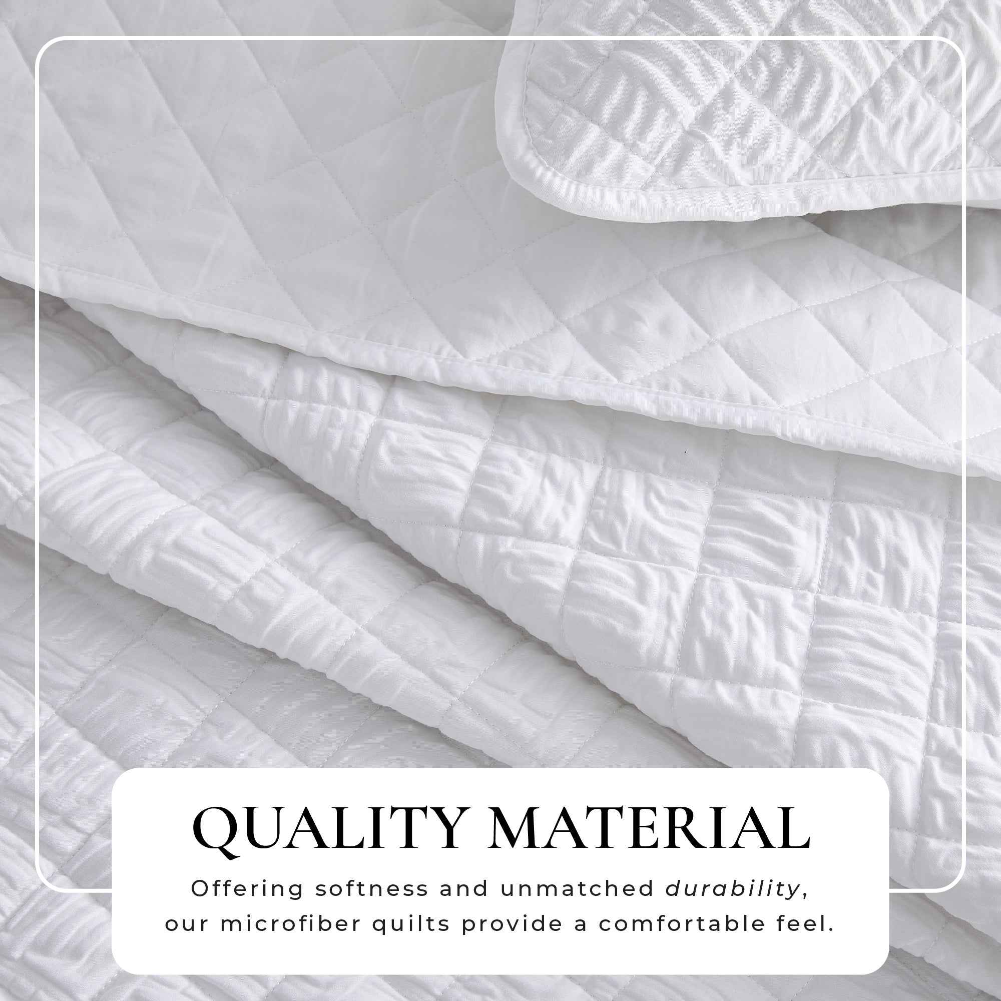 Diamond Embossed Quilt Set - Diamond Microsculpt Collection
