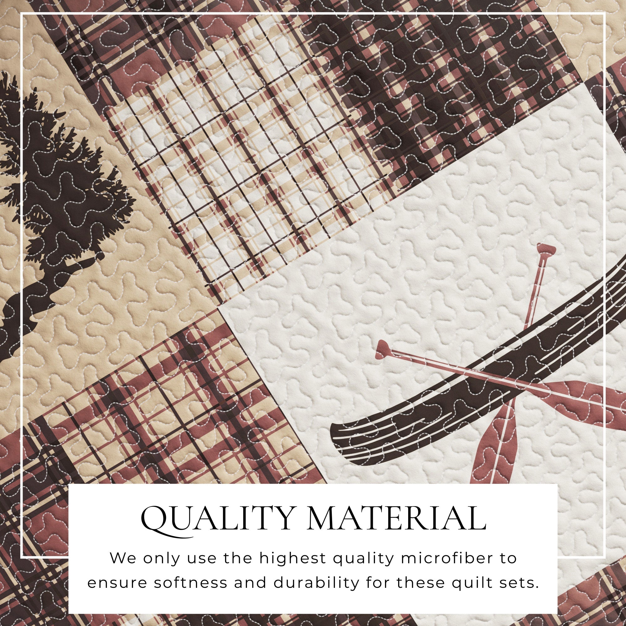 Redwood Lodge 3 Piece Quilt Set