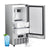 Kismile Commercial Under Counter Built-in Nugget Ice Maker Z5830N
