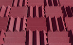 4 Inch Acoustic Foam Wedge Style Panels - 13 Color Options