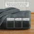 100% Cotton Woven Texture Bath Towel Set - Marbella Collection