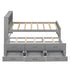 Platform Bed With Storage Headboard, USB, Trundle And 3 Drawers