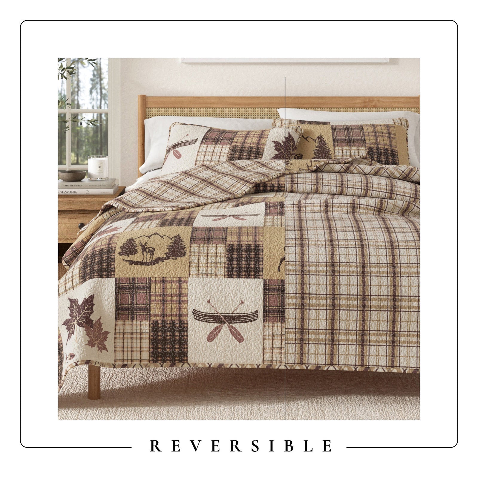 Redwood Lodge 3 Piece Quilt Set