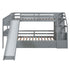 Bunk Bed With Storage Staircase, Slide, Desk, Drawers, And Shelves