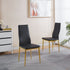 Dining Chair (Set of 4) - Golden Black
