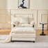 Accent Chair With Ottoman - Beige