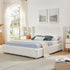 Functional Vertical Striped Bed With Gas Lift Storage