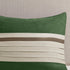 7 Pc Faux Suede Comforter Set Green Queen