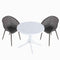 Modern Lounge Chair Set With Round Table