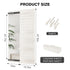 Wall Mounted Full Length Mirror With Shelf And Hook