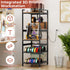 3D Printer Stand With Filament Storage, T-Type Holder, Built In Power Panelб Open Frame Printer Workstation - Black