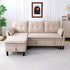 L-Shaped Reversible Chaise Sectional Sofa With Storage