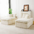 Double Chaise Lounge With Full Compressed Sponge