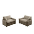 Walker Edison | Corduroy Cloud Deep Seated Accent Sofa Chairs