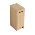 Slim Freestanding Bathroom Storage Cabinet - Light Oak