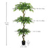 Artificial Ficus Tree With Pot For Home Decor Indoor Plant - Green