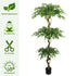 Artificial Ficus Tree With Pot For Home Decor Indoor Plant - Green
