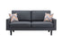 Bahamas - Minimalistic Sofa With 2 Throw Pillows