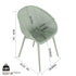 2 Pack Lounge Chair Set & Folding Square Table