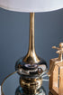 D15x29 Table Lamp with Glass Drum Shade