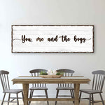 You, Me, And The Boys Family Sign