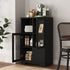 Modern Cabinet With Glass Doors And Drawer