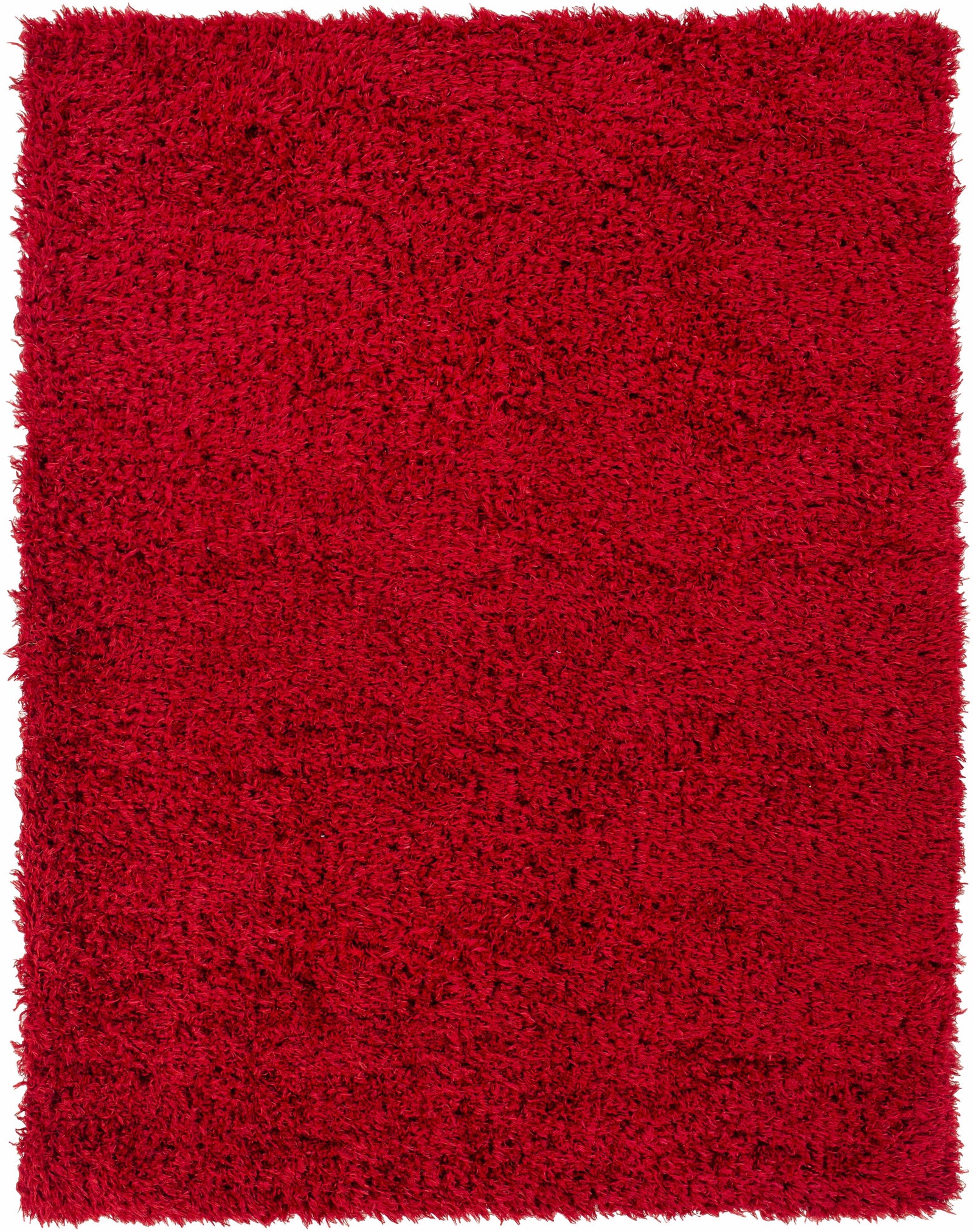 Siari Solid Red Shag Rug