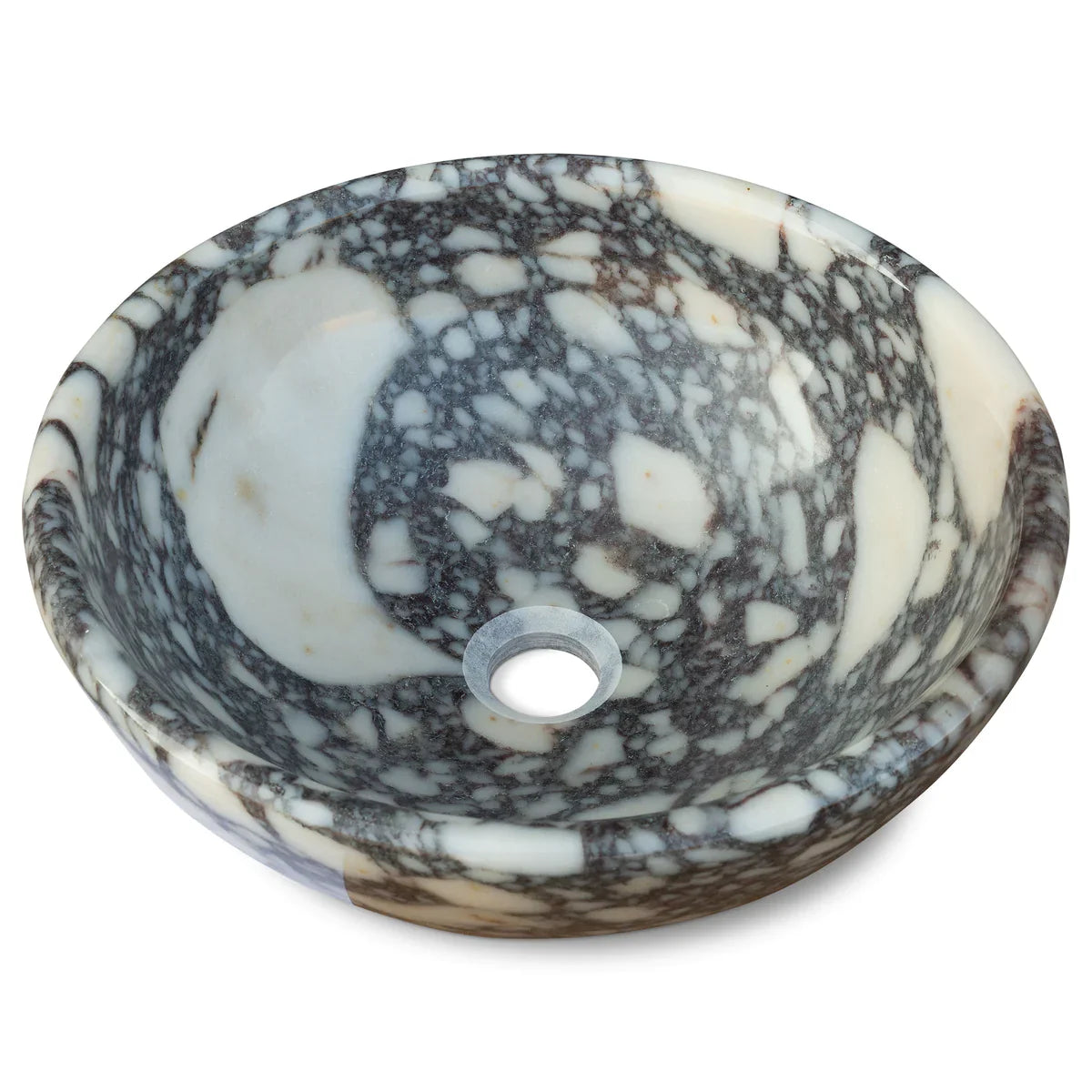 Calacatta Viola Marble Natural Stone Above-vanity Bathroom Sink Polished (D)16