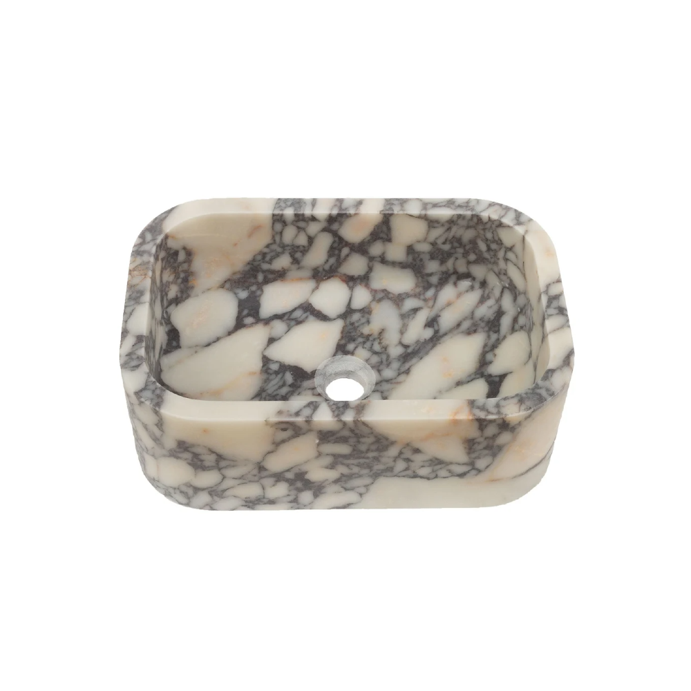 Calacatta Viola Marble Natural Stone Rectangular Sink (W)12