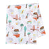 Gift Set: California Baby Muslin Swaddle Blanket and Burp Cloth/Bib Combo